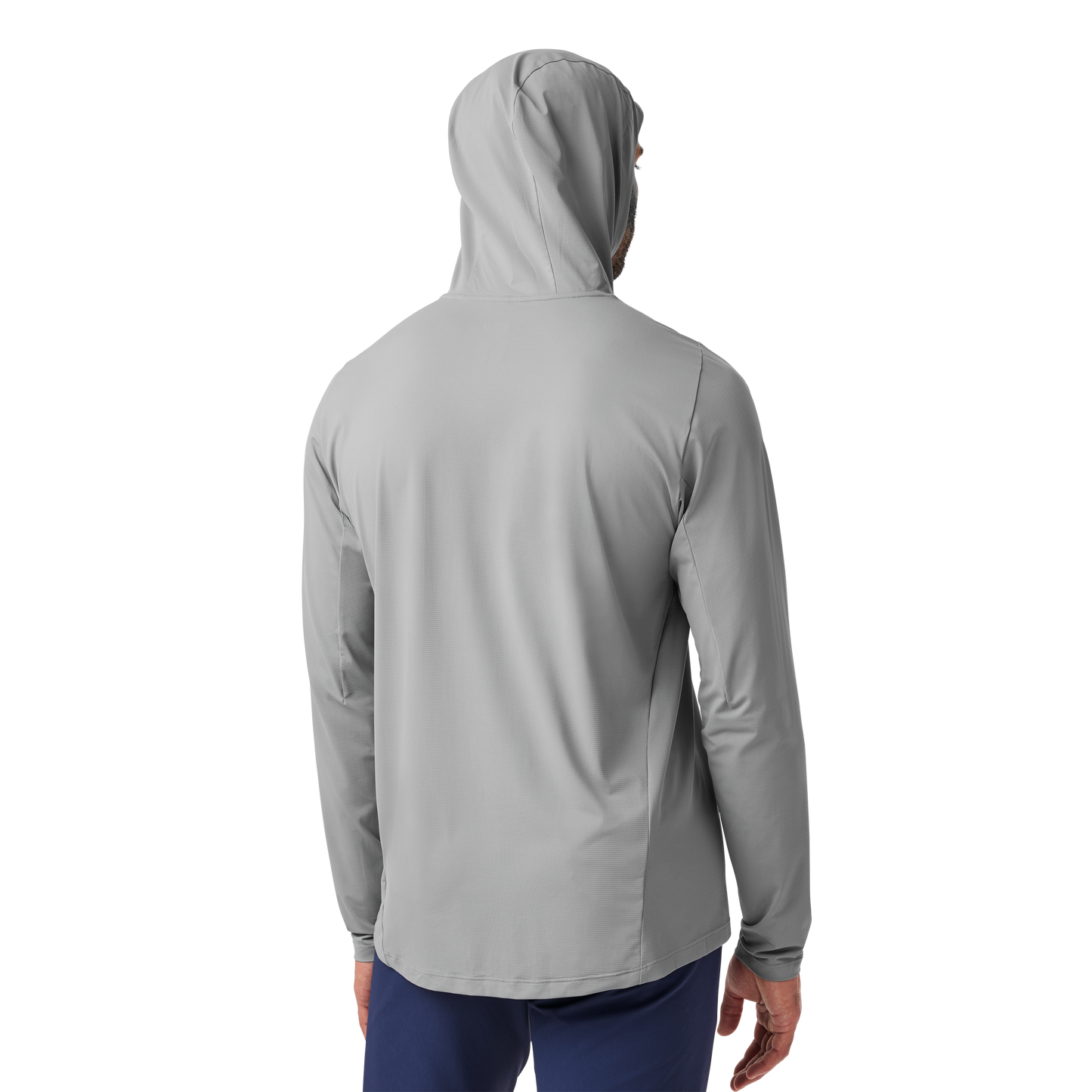 Men's Hooded Ultra Lightweight Sunshirt Grey