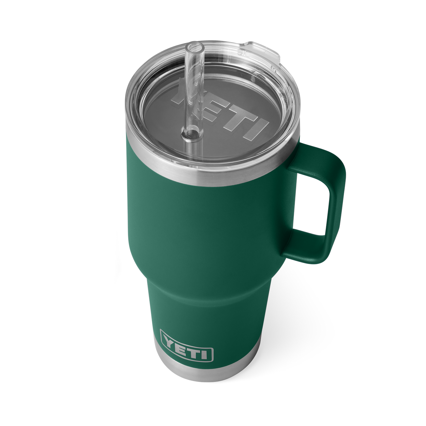 Rambler® 35 oz (1L) Straw Mug Black Forest Green