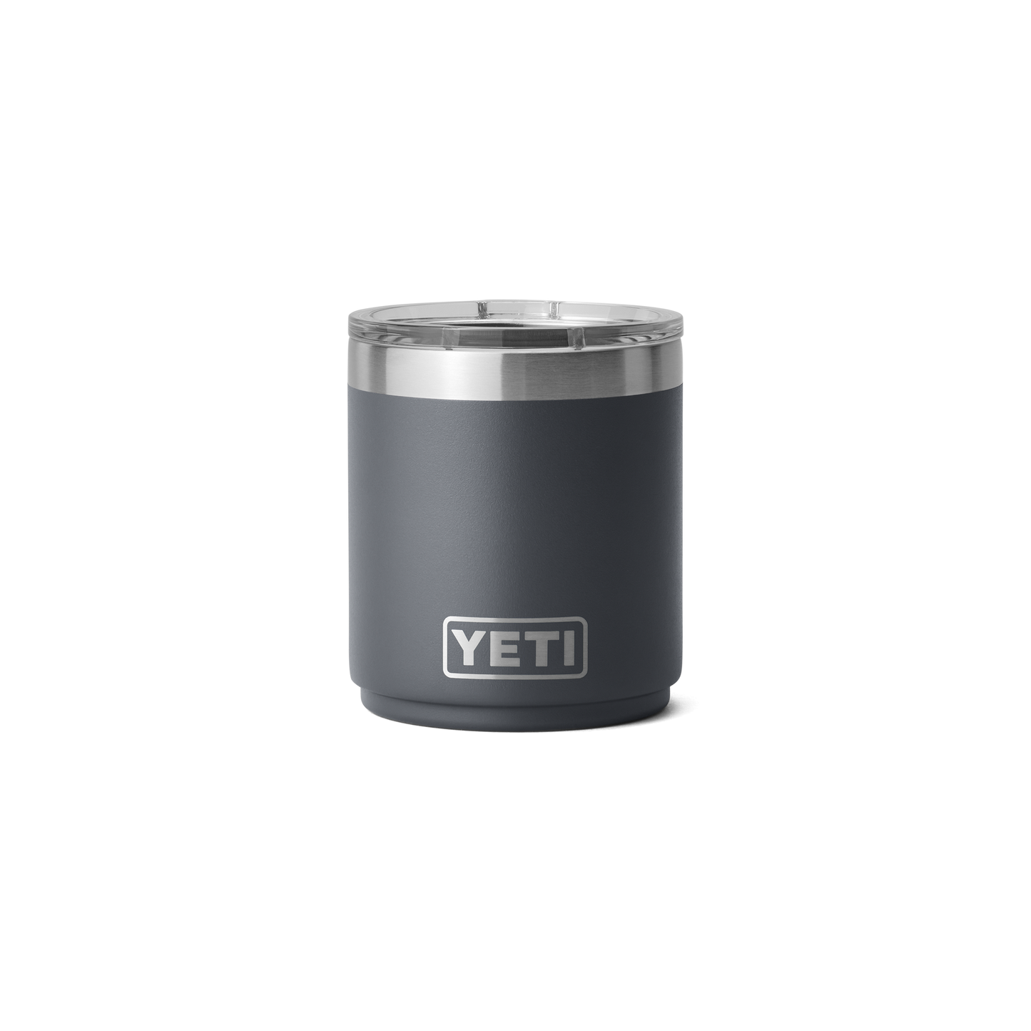 YETI 10 oz Stackable Lowball with Magsliderâ„¢ lid Charcoal