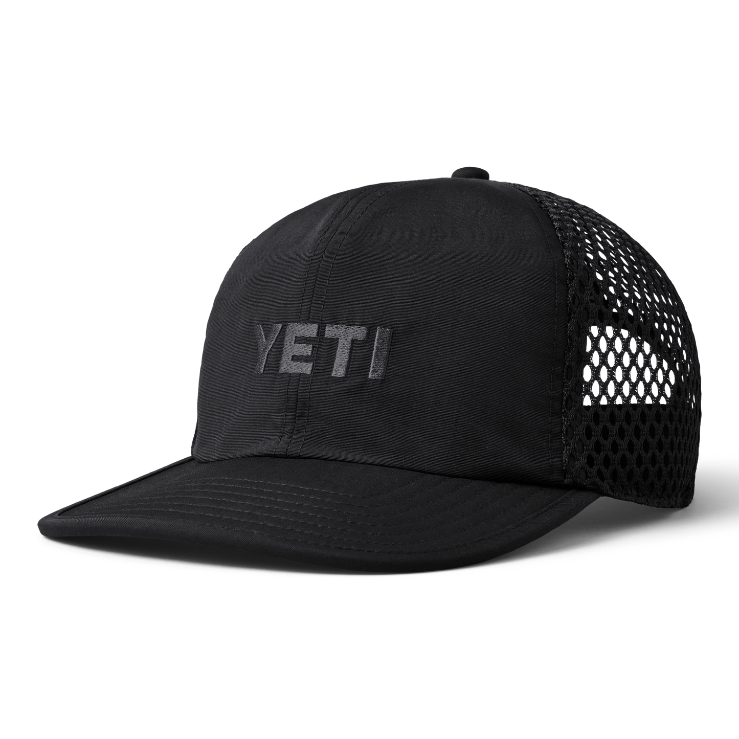 YETI Logo Performance Hat Black Black
