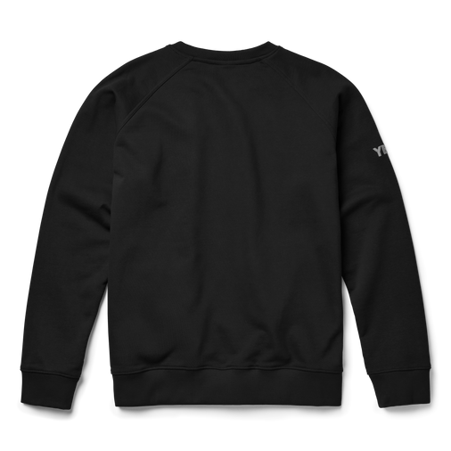 Brushed Fleece Crewneck Pullover Black