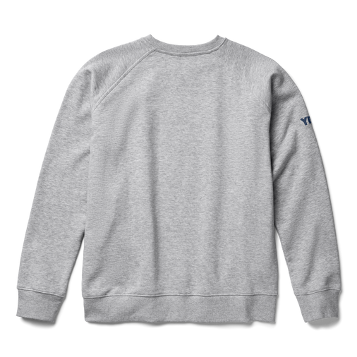 Brushed Fleece Crewneck Pullover Grey