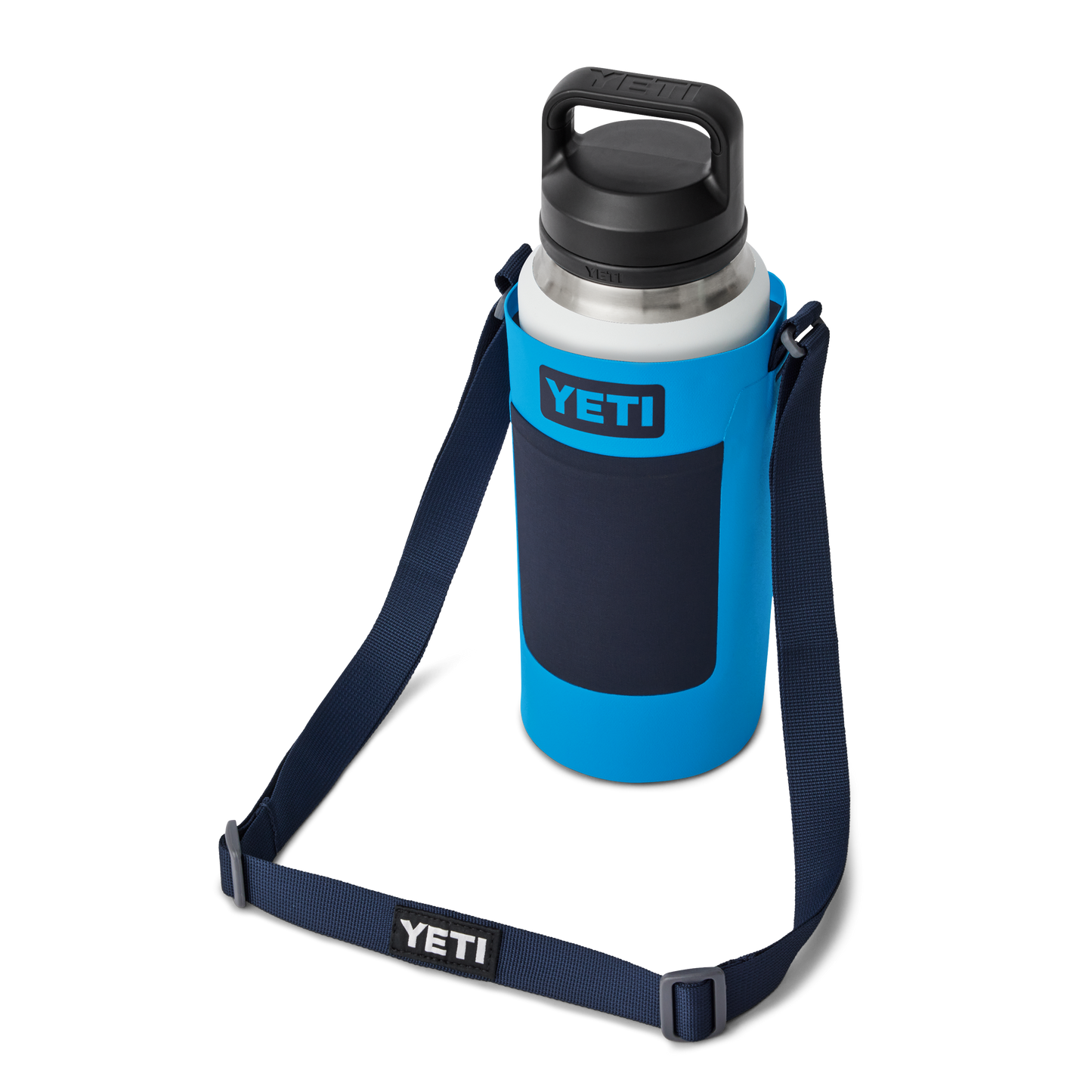 YETI RamblerĀ® Bottle Sling Large Big Wave Blue