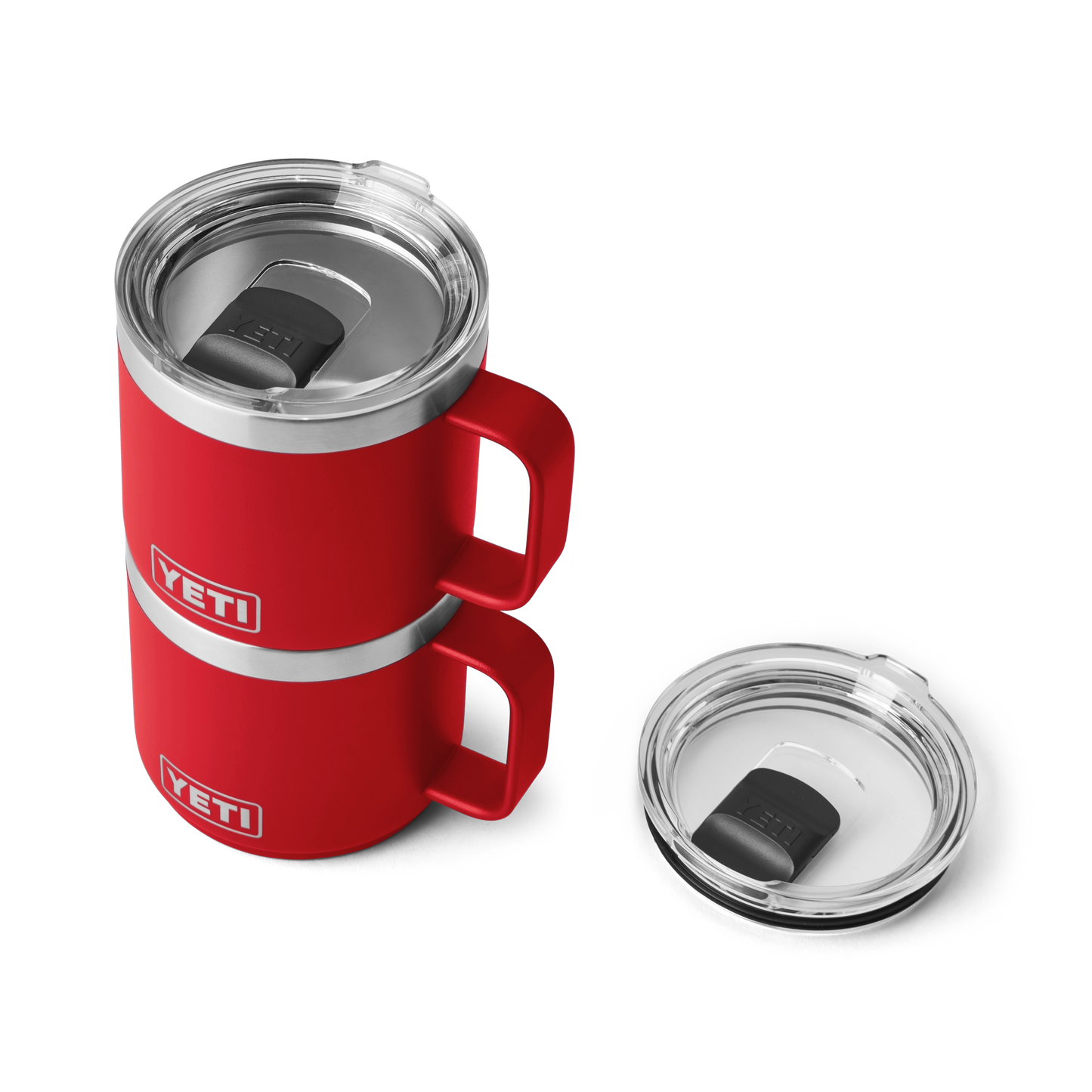 YETI RamblerĀ® 14 oz (414 ml) Stackable Mug Rescue Red