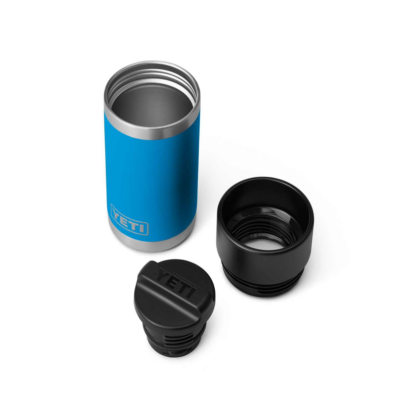 YETI Rambler® 12 oz (354 ml) Bottle With Hotshot Cap Big Wave Blue