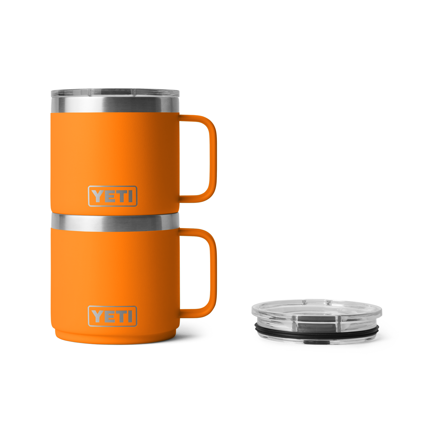 YETI RamblerĀ® 14 oz (414 ml) Stackable Mug King Crab Orange