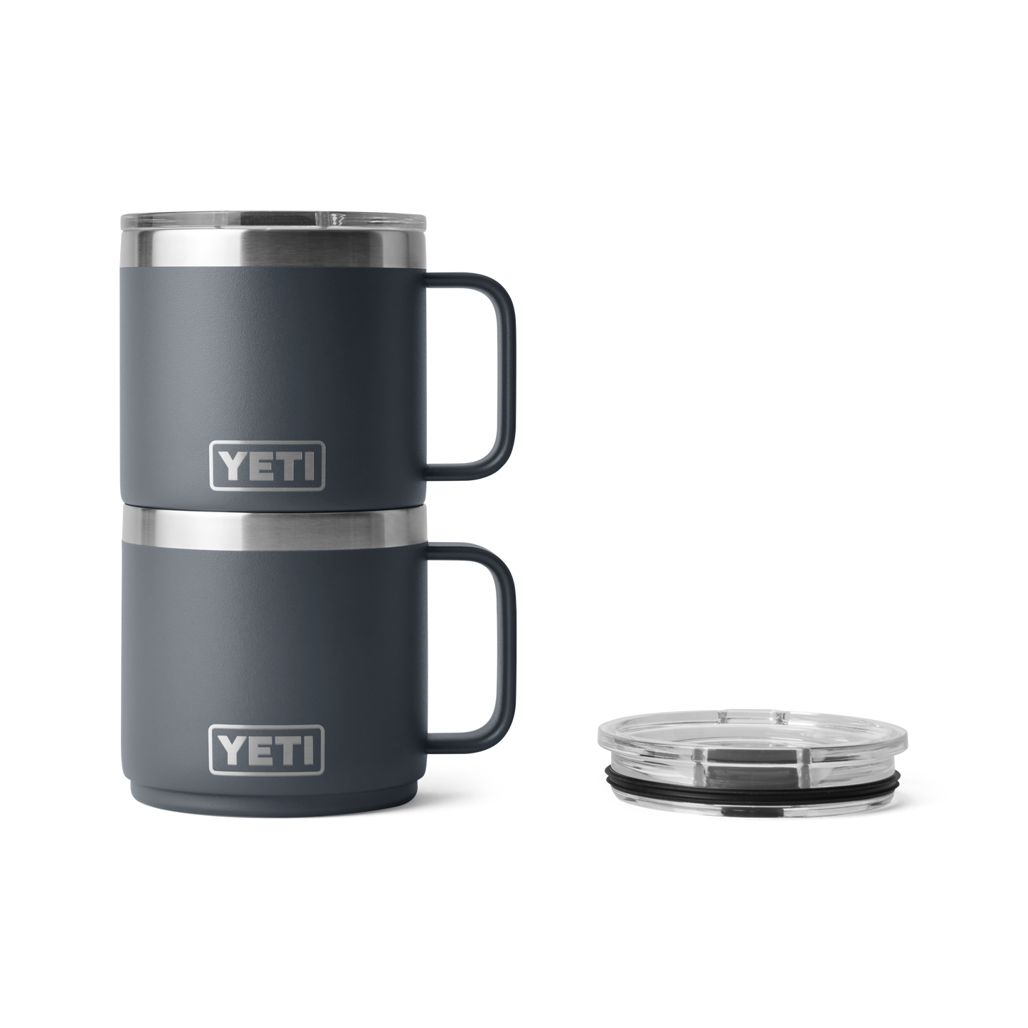 YETI RamblerĀ® 14 oz (414 ml) Stackable Mug Charcoal