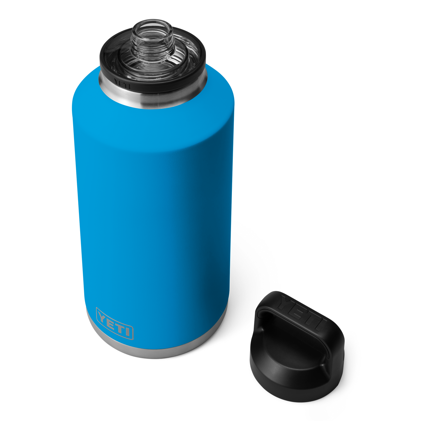 YETI Rambler® 64 oz (1.9 L) Bottle With Chug Cap Big Wave Blue