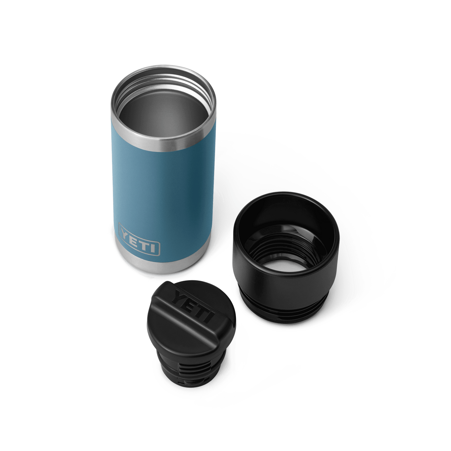 YETI Rambler® 12 oz (354 ml) Bottle With Hotshot Cap Nordic Blue