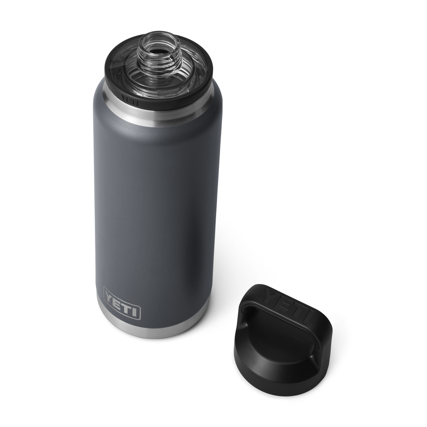 YETI RamblerĀ® 36 oz (1065 ml) Bottle With Chug Cap Charcoal