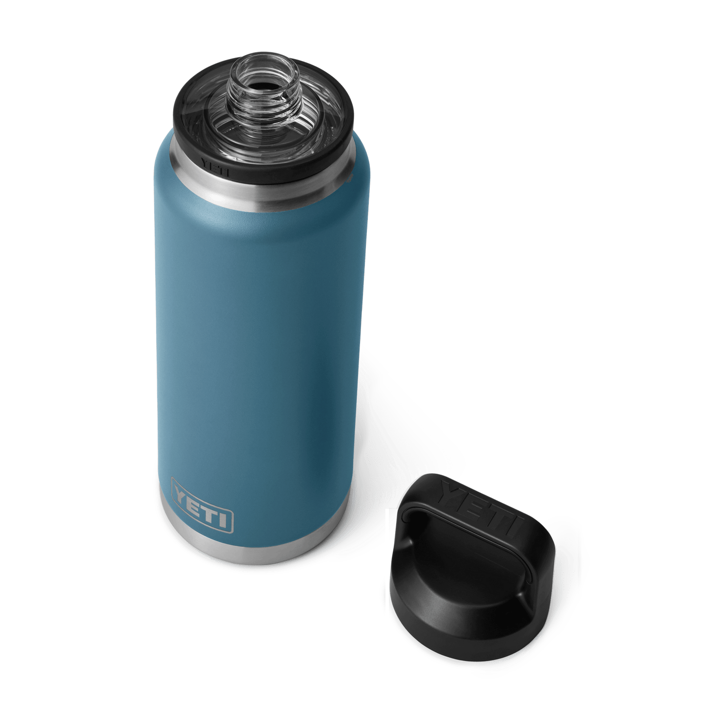 YETI RamblerĀ® 36 oz (1065 ml) Bottle With Chug Cap Nordic Blue