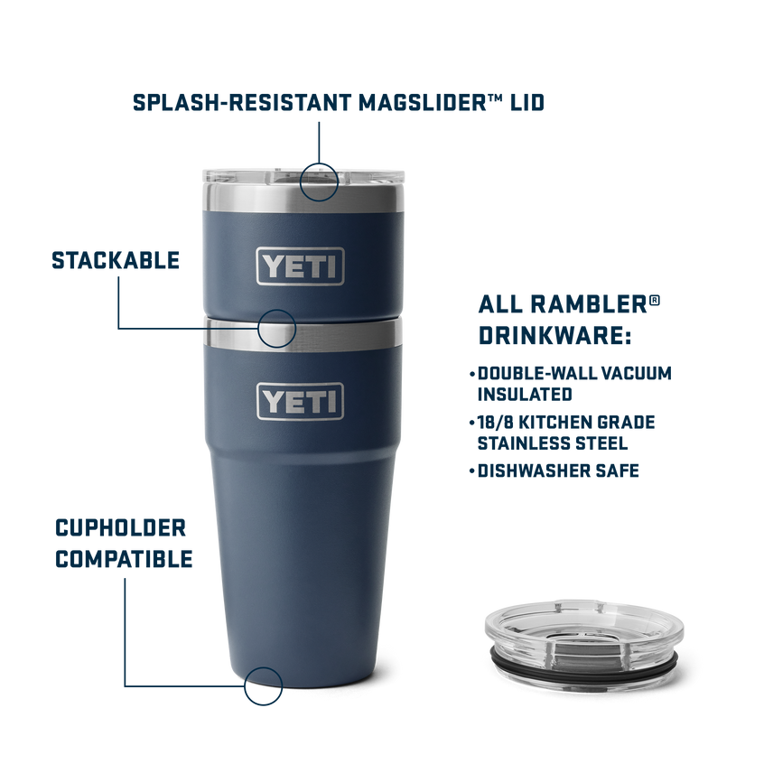 YETI Rambler® 20 oz (591 ml) Stackable Cup Tropical Pink