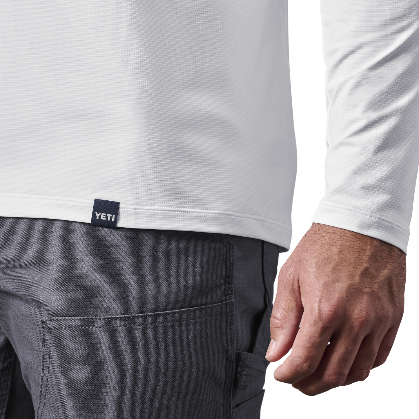 Men's Crewneck Ultra Lightweight Sunshirt White