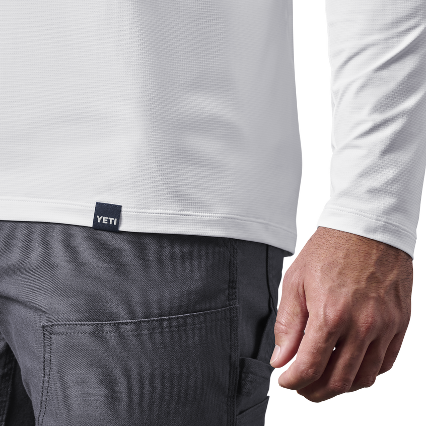 Men's Crewneck Ultra Lightweight Sunshirt White