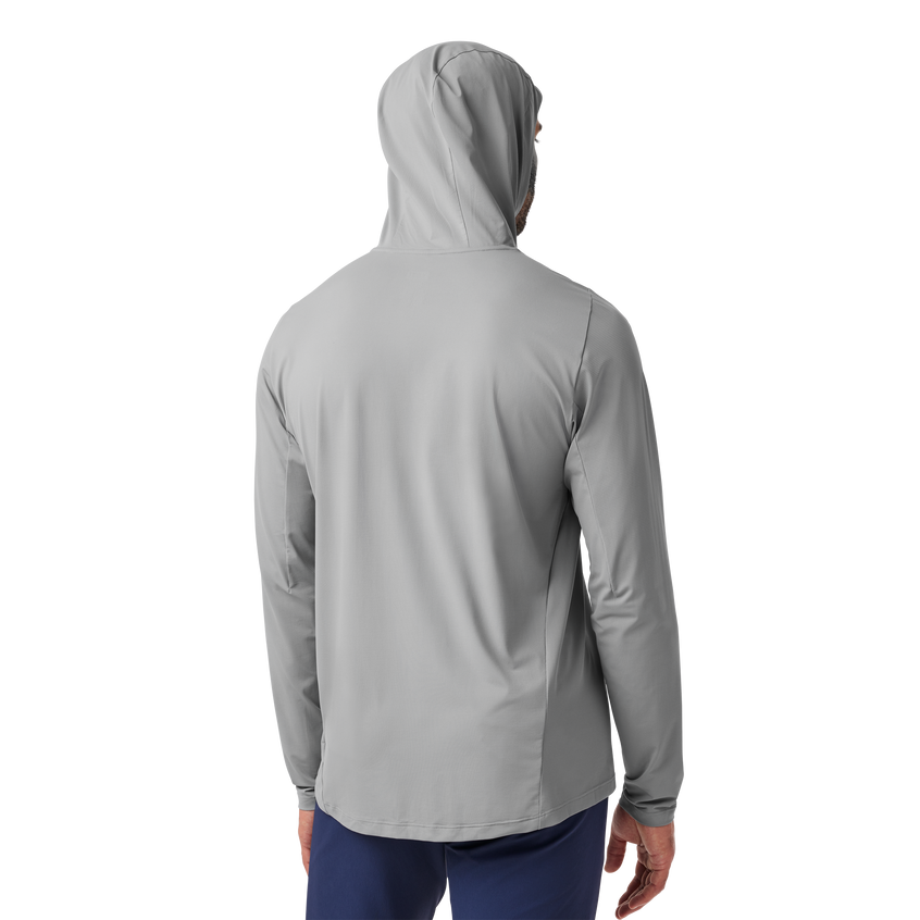 Men's Hooded Ultra Lightweight Sunshirt Grey