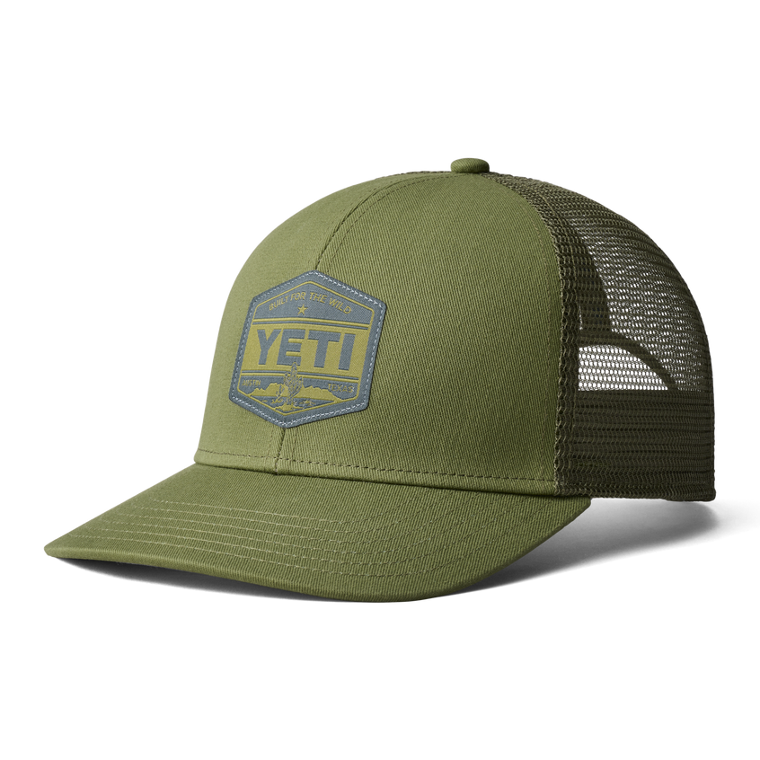 Trucker Hat Dark Moss Olive