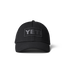 YETI Core Patch Trucker Hat Black on Black Black