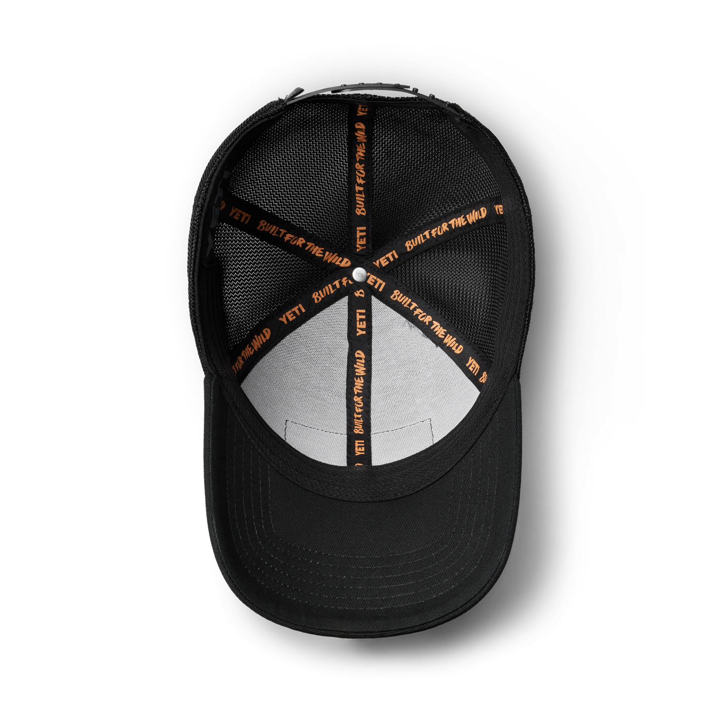 YETI Core Patch Trucker Hat Black on Black Black