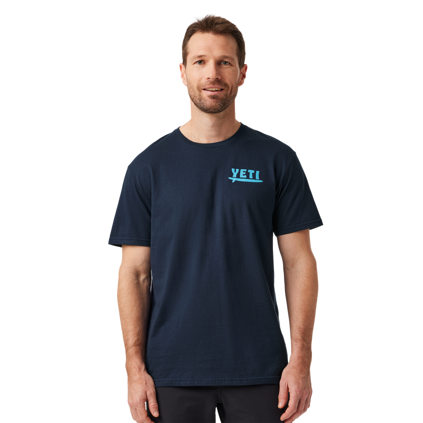 Big Wave Short Sleeve T-Shirt Navy