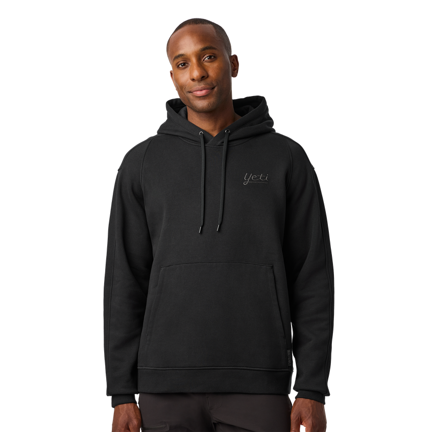 YETI® Script Built for the Wild Fleece Hoodie Black