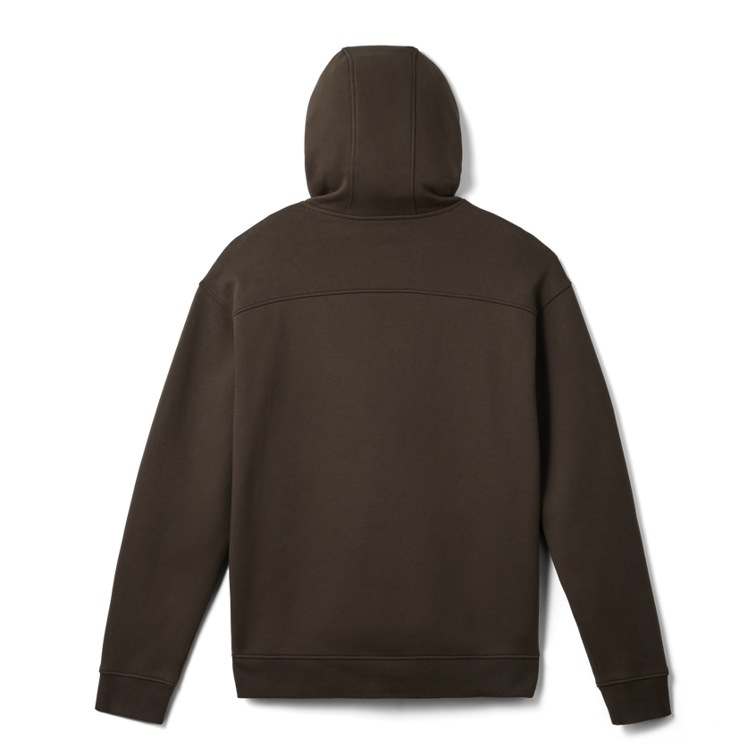 YETI® Wetlands Duck Badge Fleece Hoodie Brown