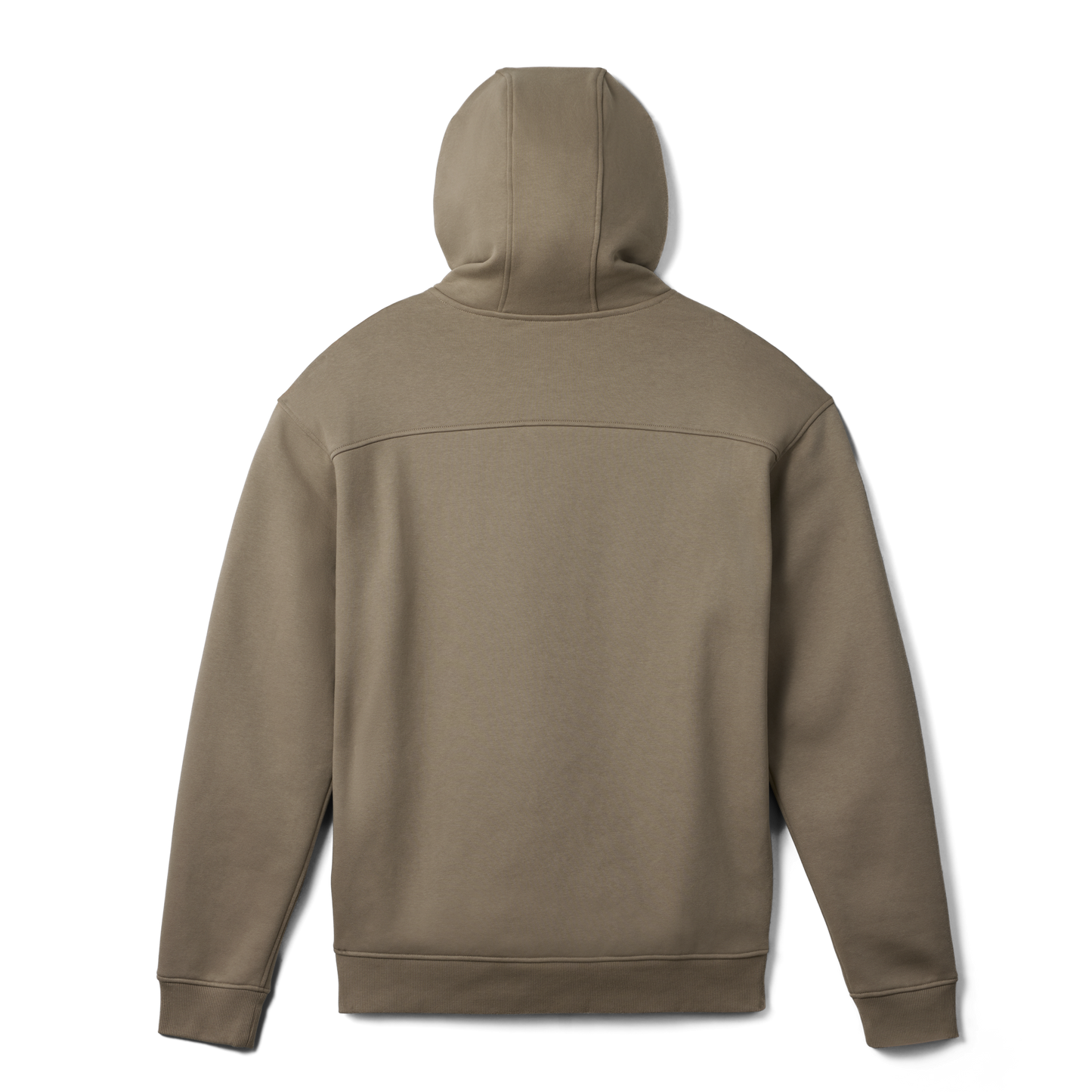 YETI® Wetlands Logo Badge Fleece Hoodie Taupe