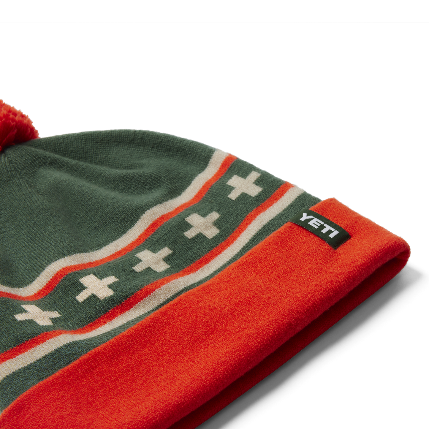 YETI YETI® POM Beanie Green/Orange