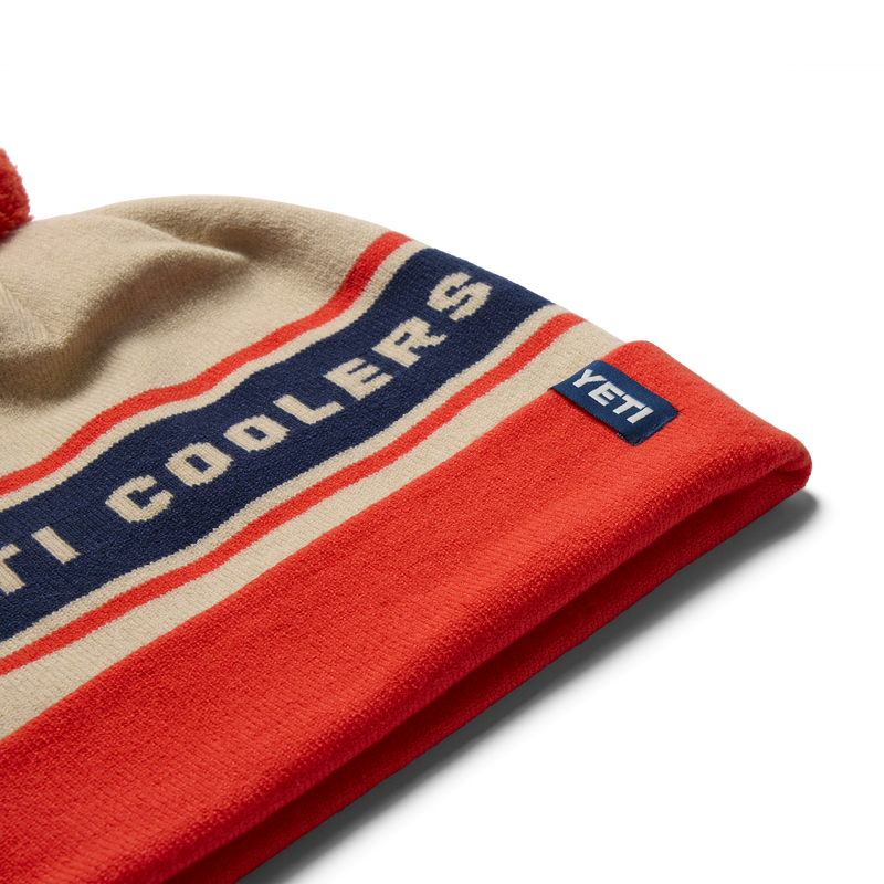 YETI YETI® POM Beanie White/Orange