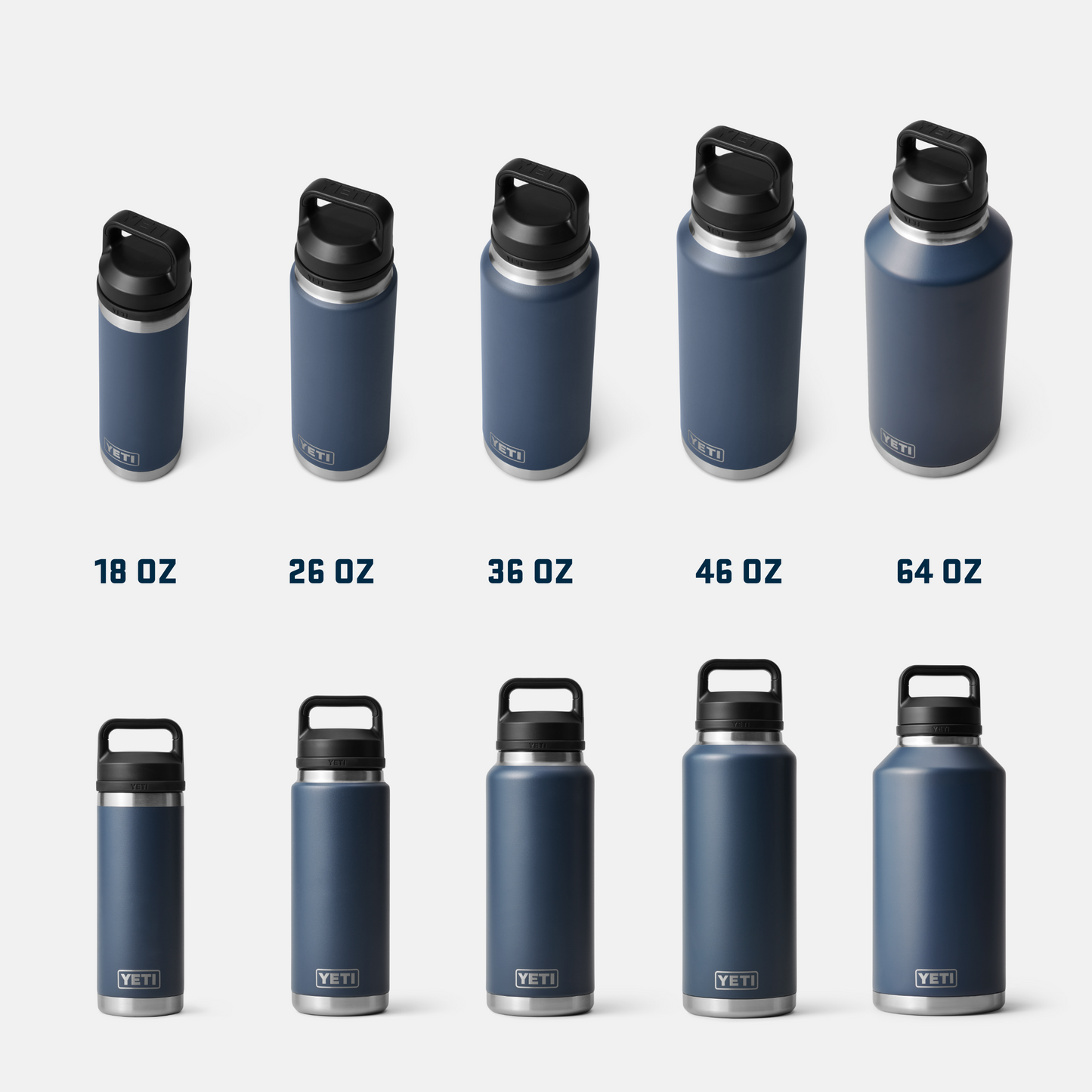 YETI Rambler® 64 oz (1.9L) Bottle With Chug Cap Royal Blue