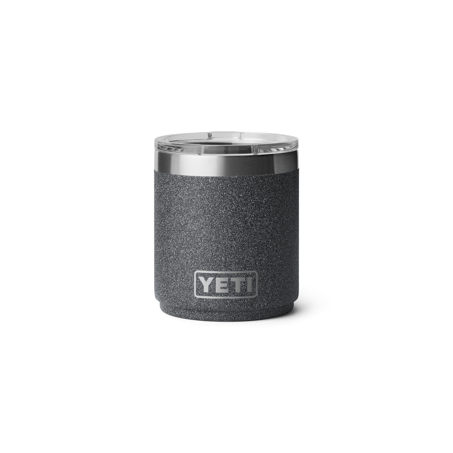 Rambler® 10 oz Stackable Lowball with Magslider™ lid Black Stone