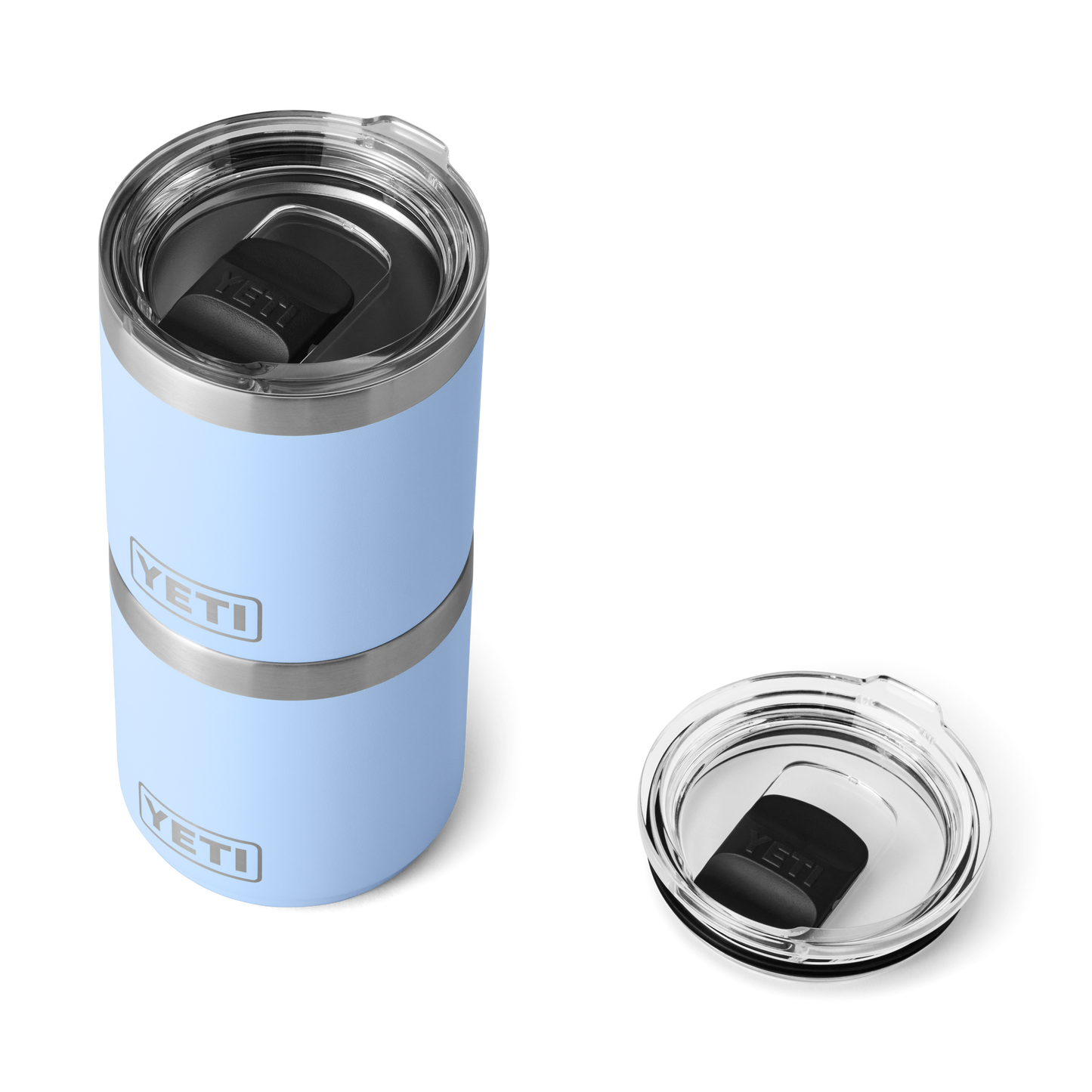Rambler® 10 oz Stackable Lowball with Magslider™ lid Big Sky Blue
