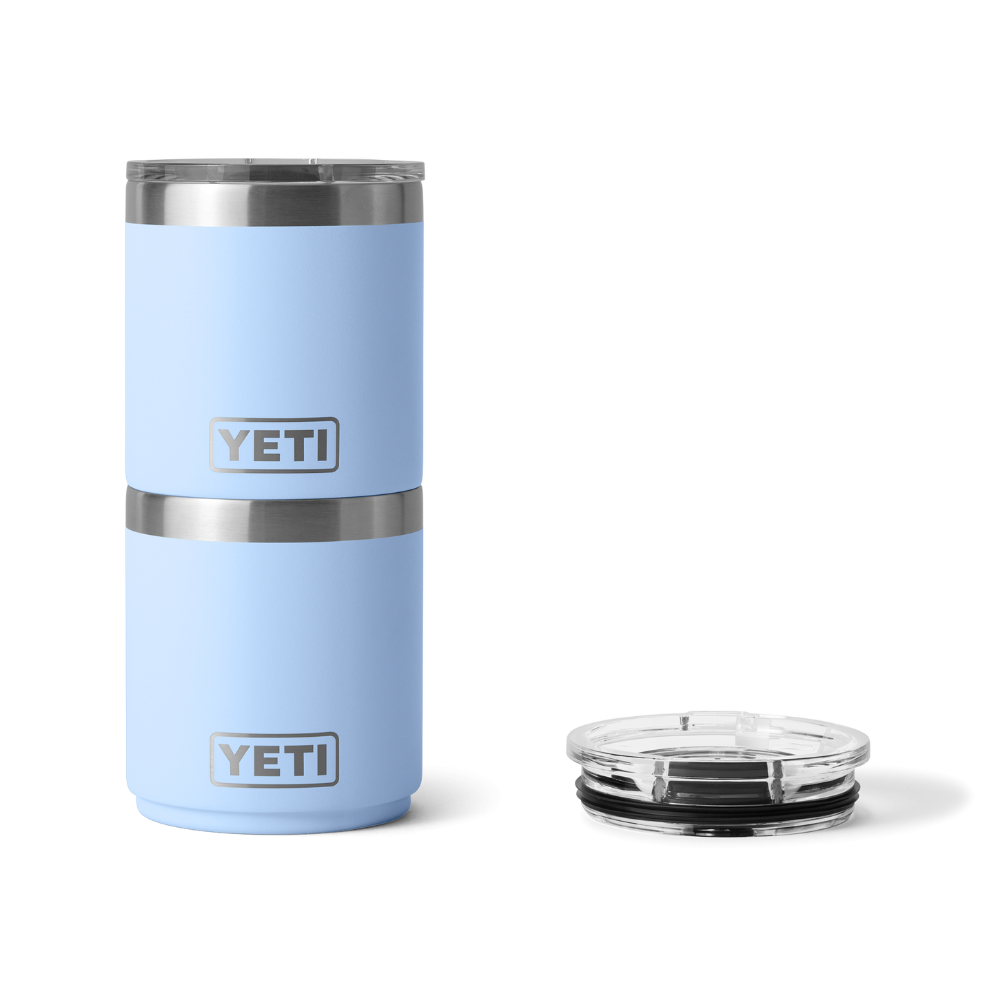 Rambler® 10 oz Stackable Lowball with Magslider™ lid Big Sky Blue