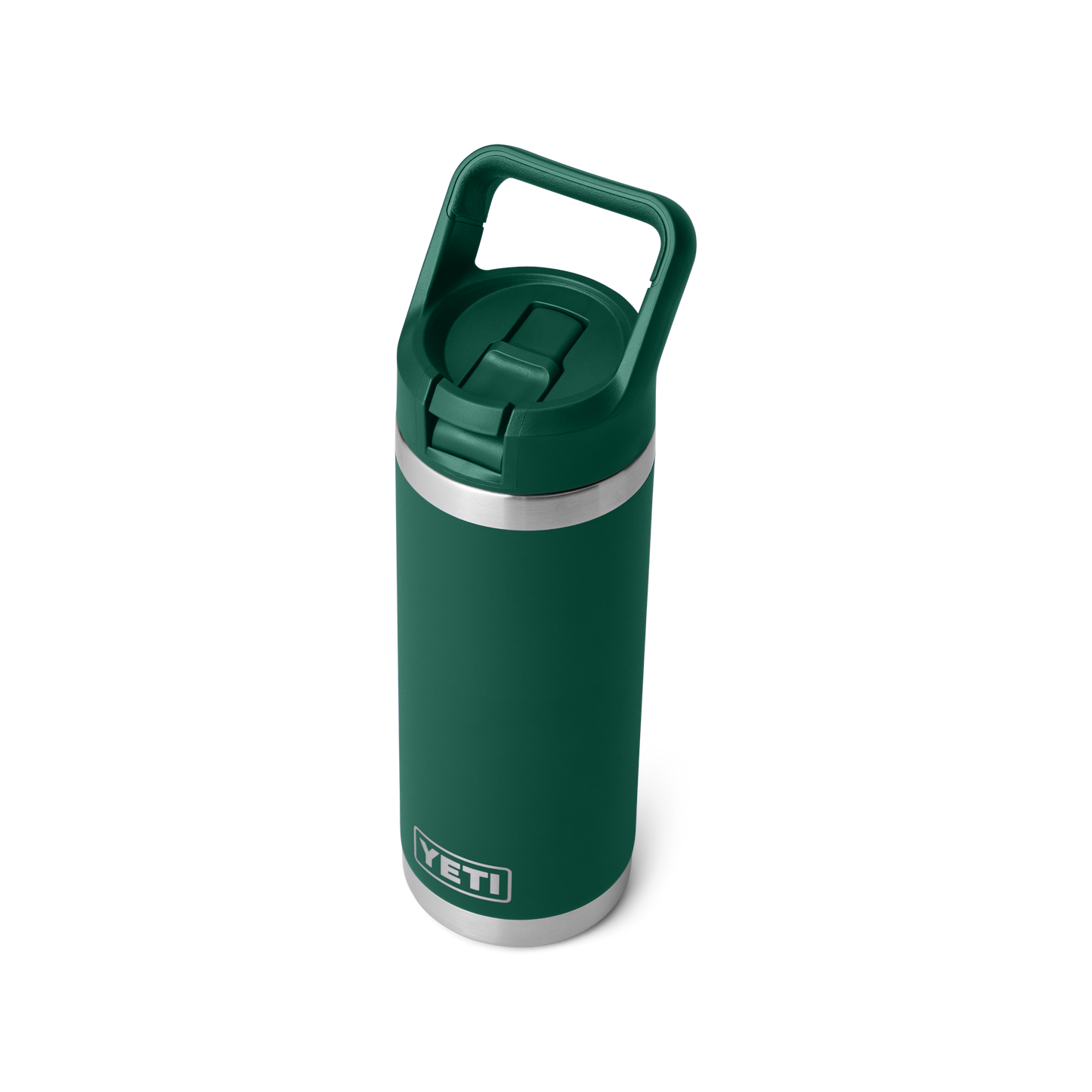 Rambler® 18 oz (532 ML) Straw Bottle Black Forest Green