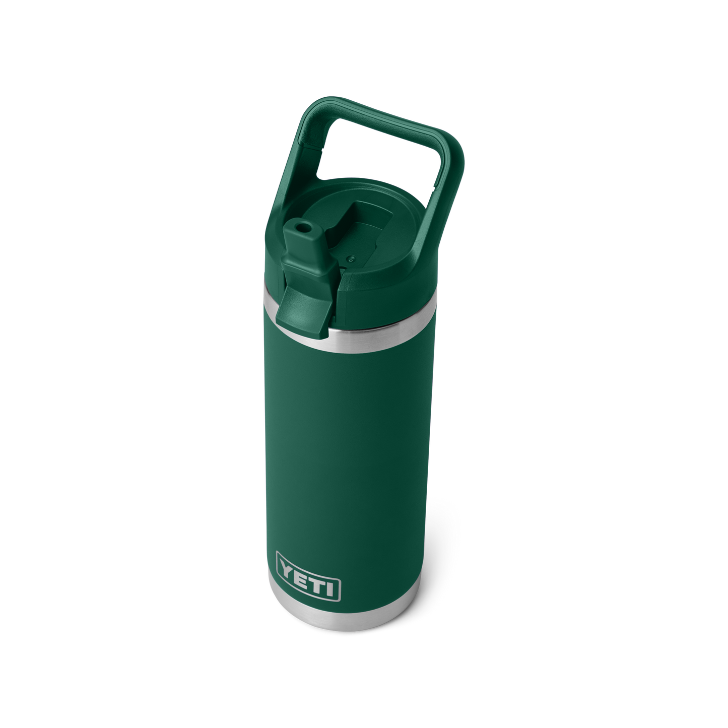 Rambler® 18 oz (532 ML) Straw Bottle Black Forest Green