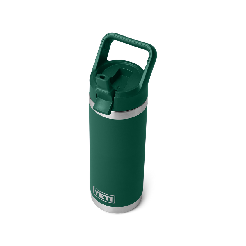 Rambler® 18 oz (532 ML) Straw Bottle Black Forest Green