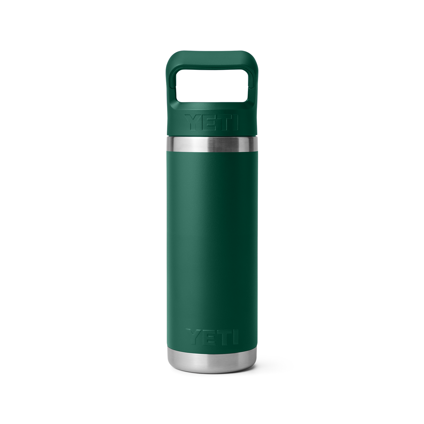Rambler® 18 oz (532 ML) Straw Bottle Black Forest Green