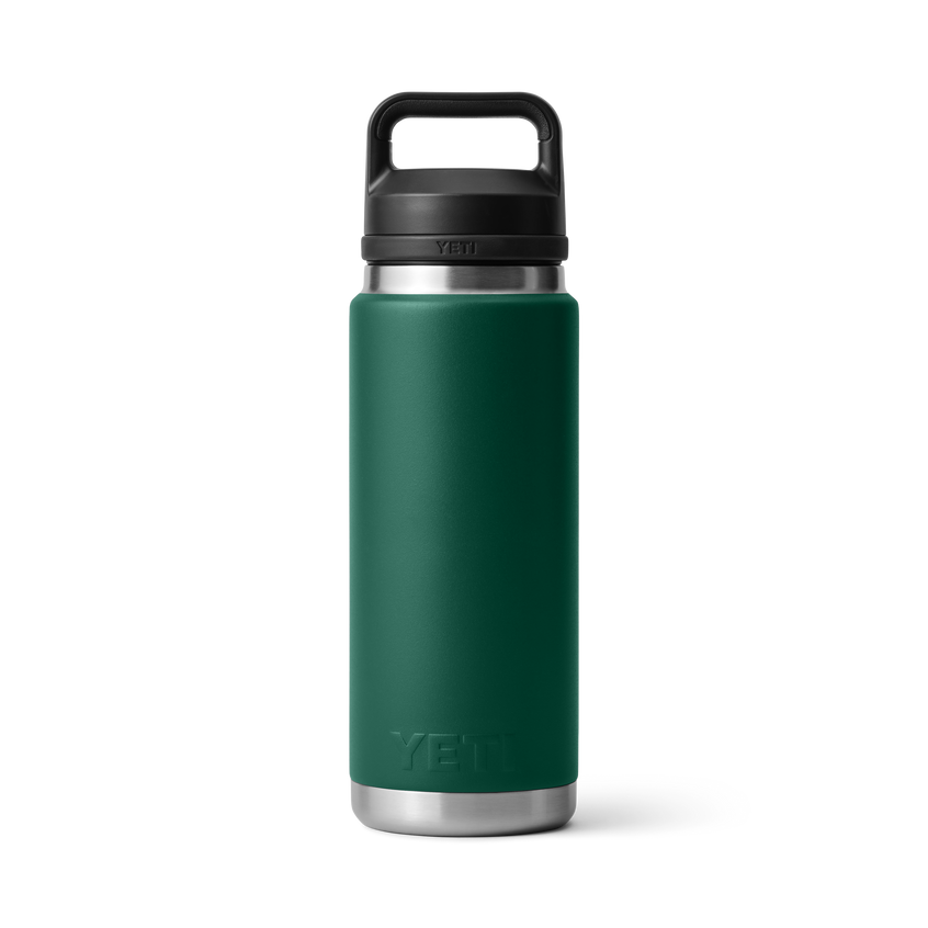 Rambler® 26 oz (769 ml) Bottle With Chug Cap Black Forest Green