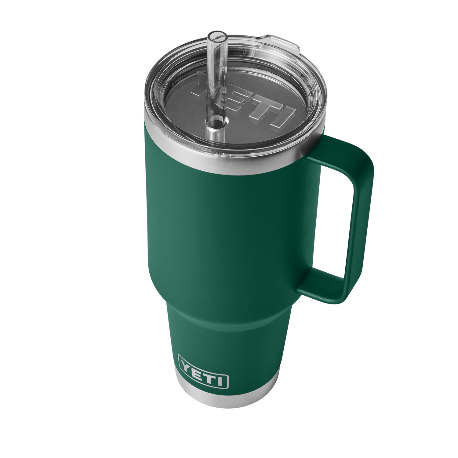 Rambler® 42 oz (1.2L) Straw Mug Black Forest Green