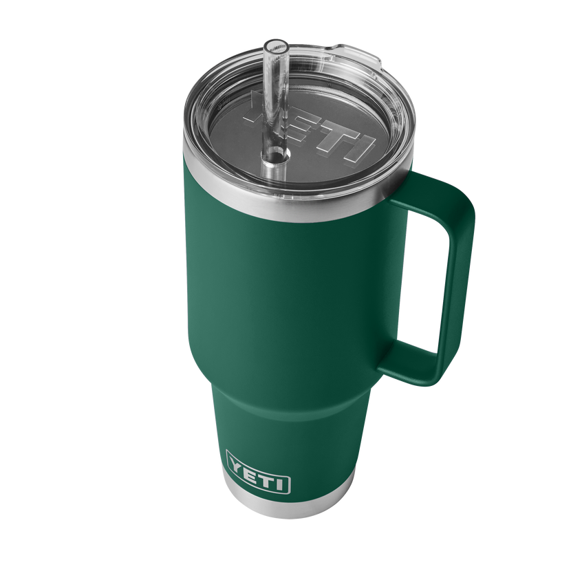 Rambler® 42 oz (1.2L) Straw Mug Black Forest Green