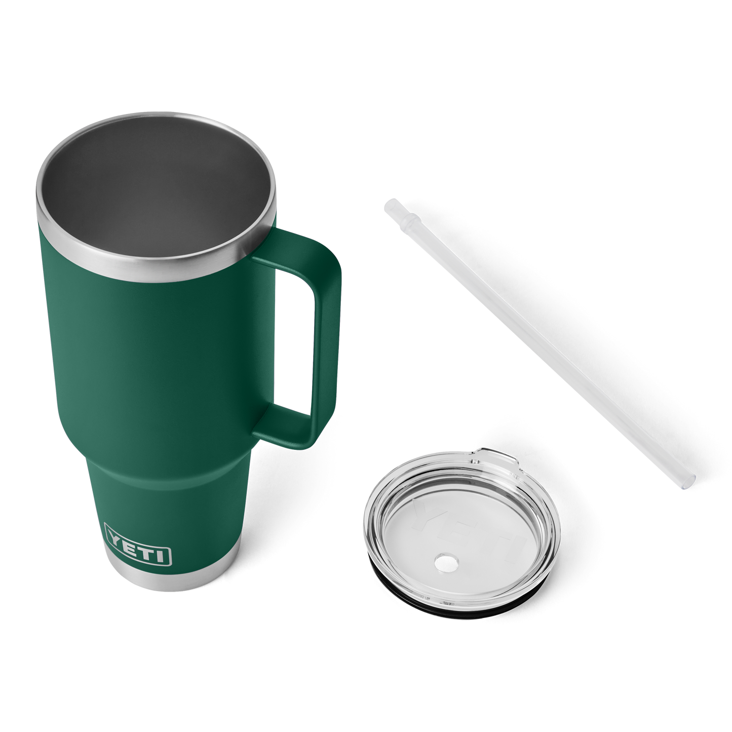 YETI Rambler® 42 oz (1.2L) Straw Mug Black Forest Green
