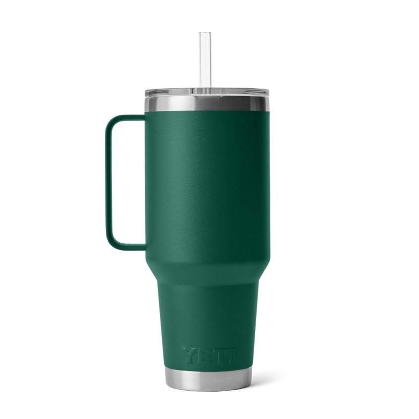 Rambler® 42 oz (1.2L) Straw Mug Black Forest Green