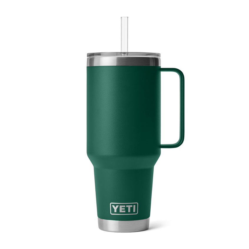 Rambler® 42 oz (1.2L) Straw Mug Black Forest Green