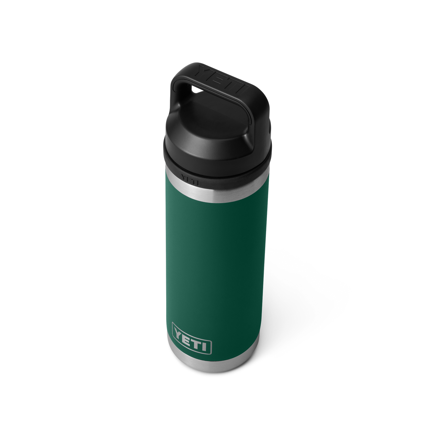 YETI Rambler® 18 oz (532 ml) Bottle With Chug Cap Black Forest Green