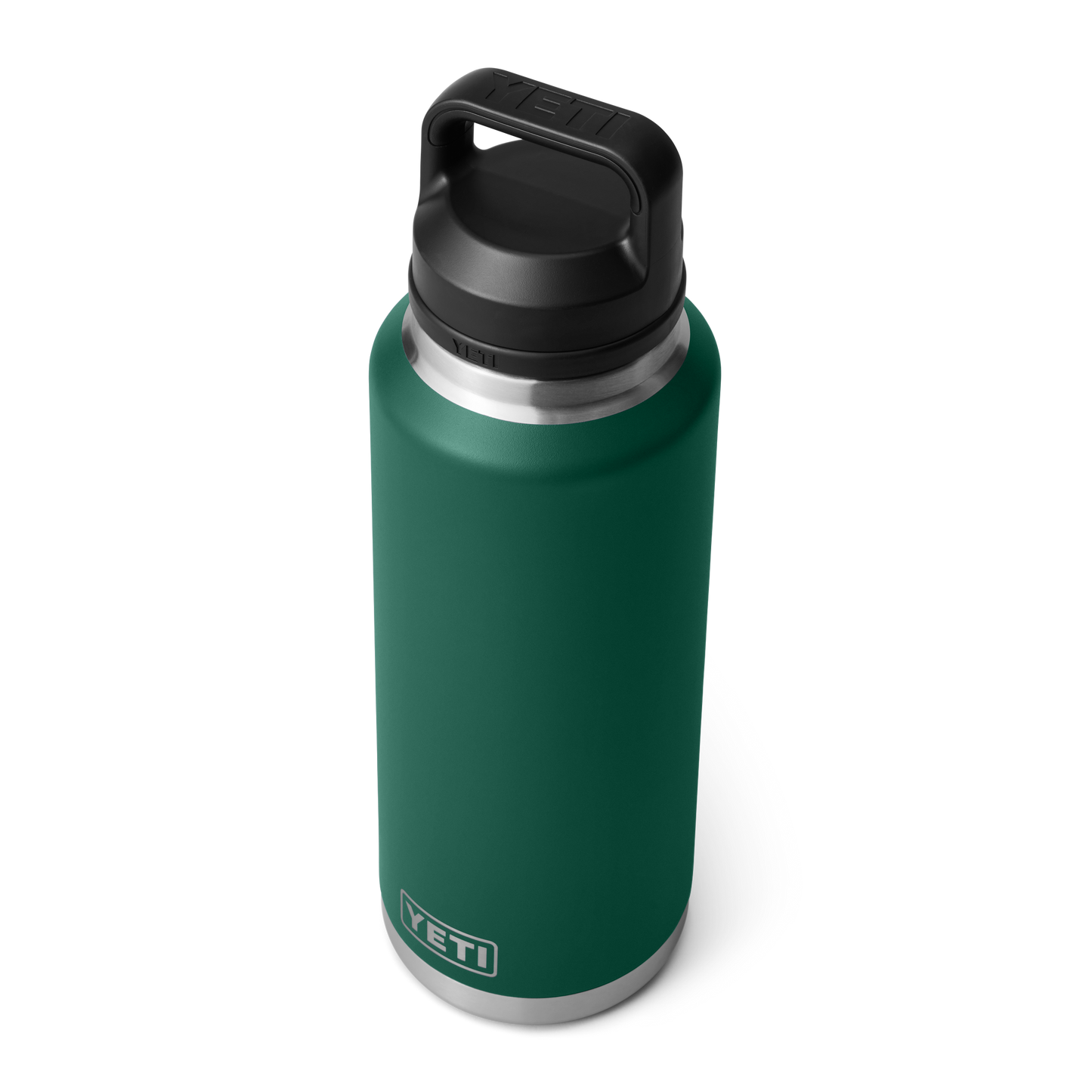 YETI Rambler® 46 oz (1.4L) Bottle With Chug Cap Black Forest Green