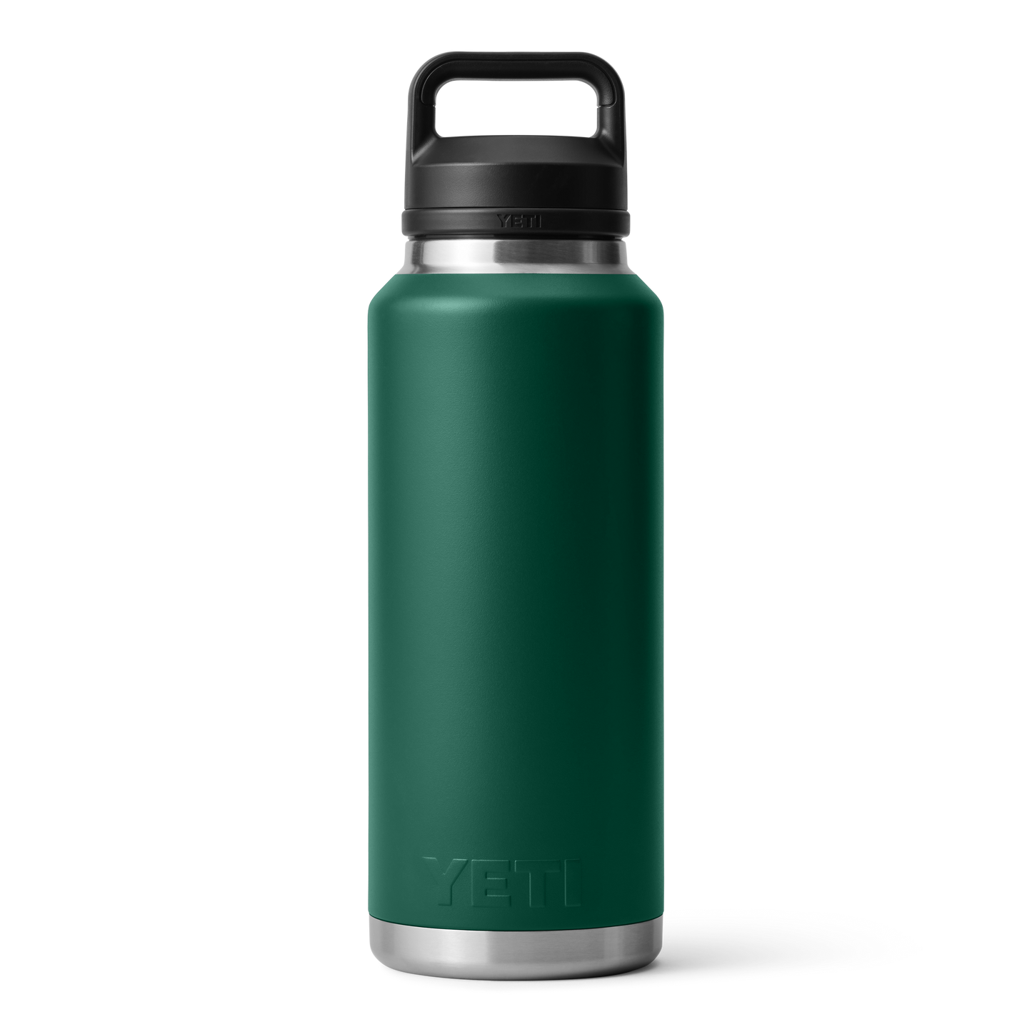YETI Rambler® 46 oz (1.4L) Bottle With Chug Cap Black Forest Green