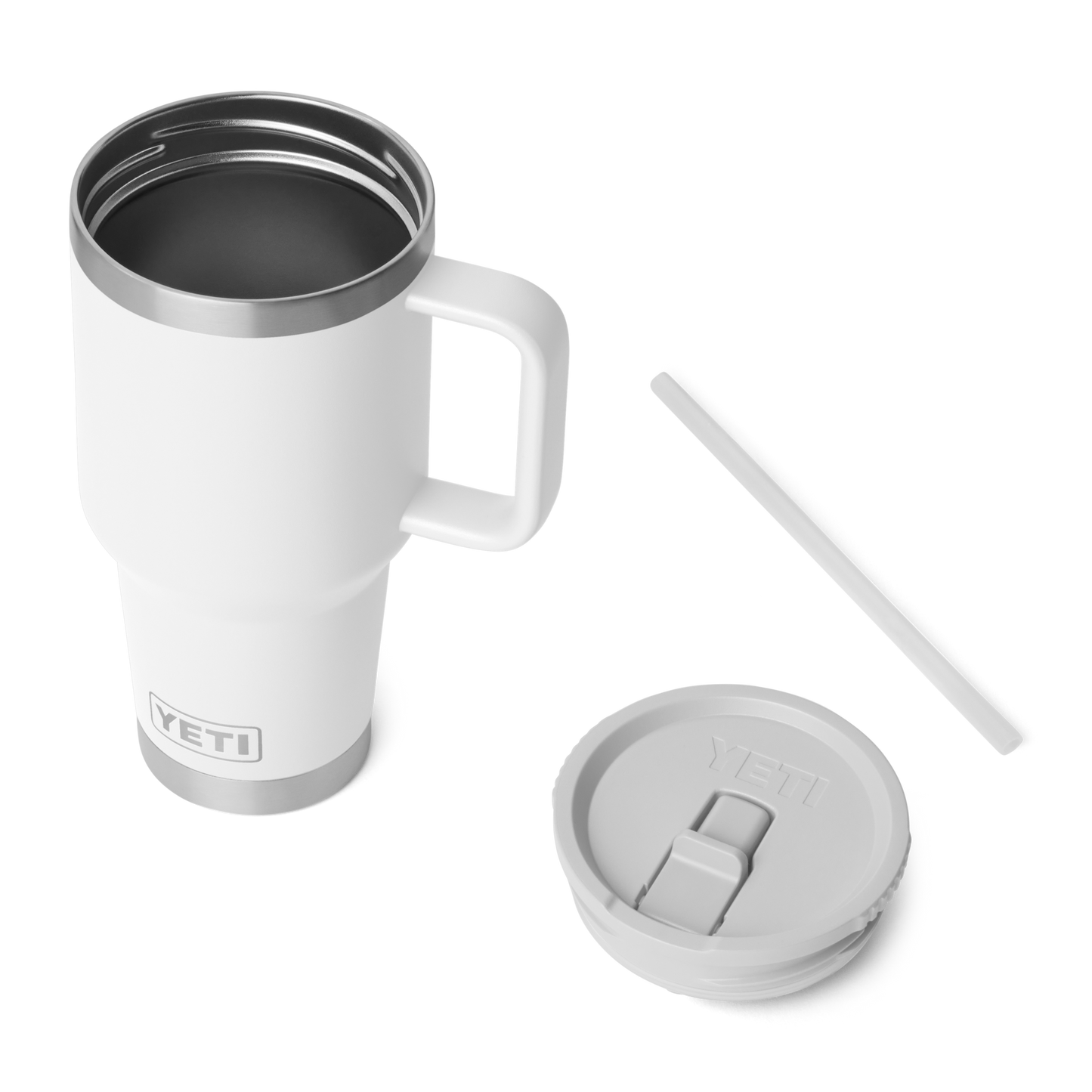 Rambler® 30 oz (887 ml) Travel Straw Mug White