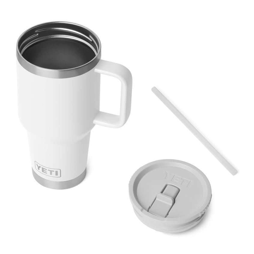 Rambler® 30 oz (887 ml) Travel Straw Mug White