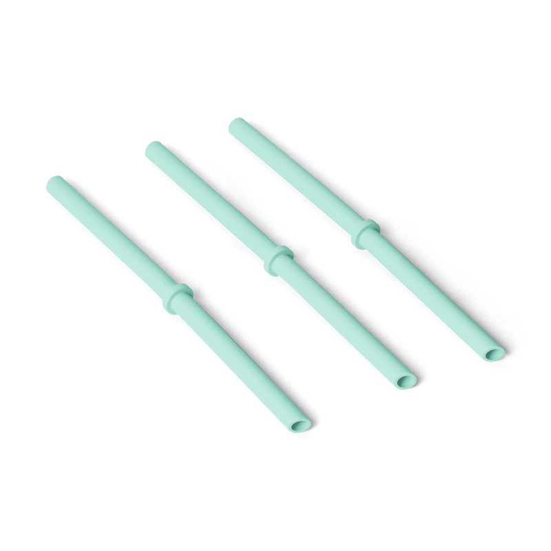 Rambler® S/M Silicone Straw Pack Seafoam
