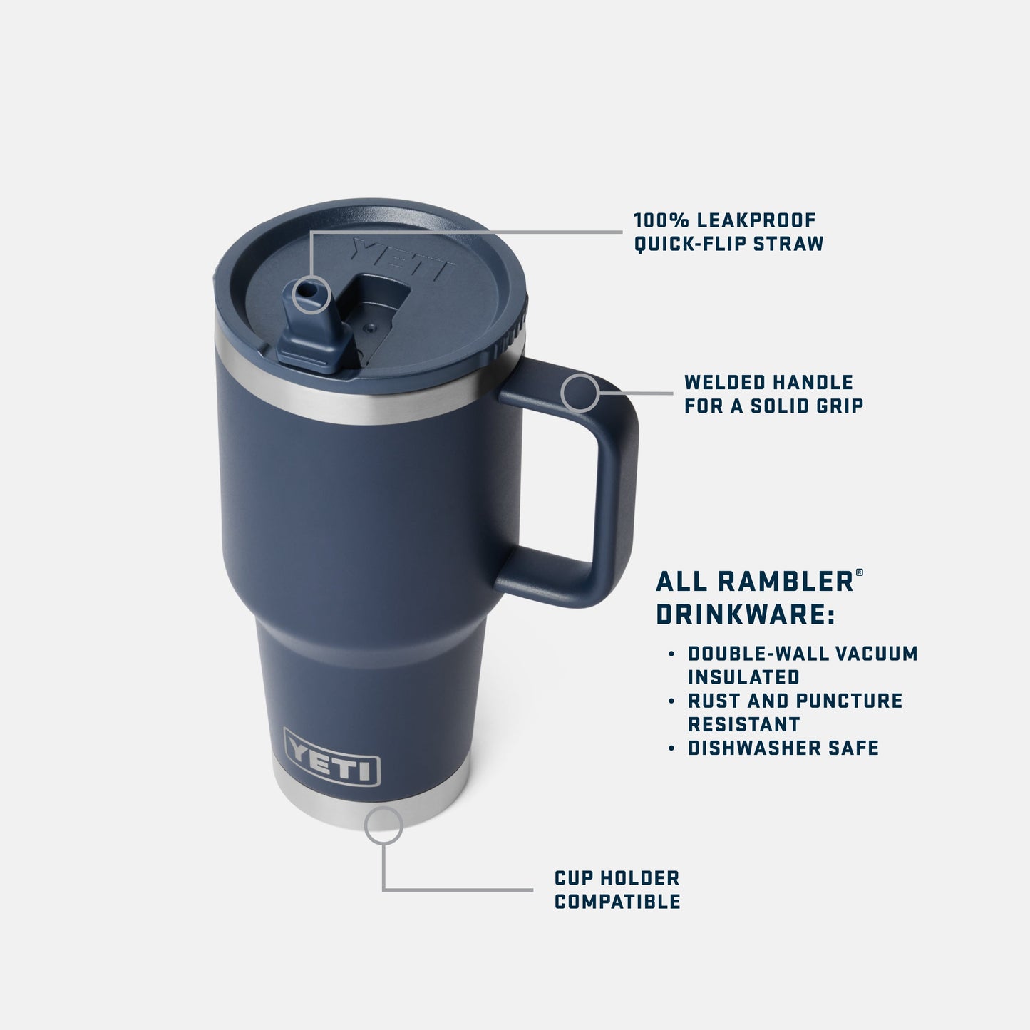 Rambler® 30 oz (887 ml) Travel Straw Mug Desert Bloom