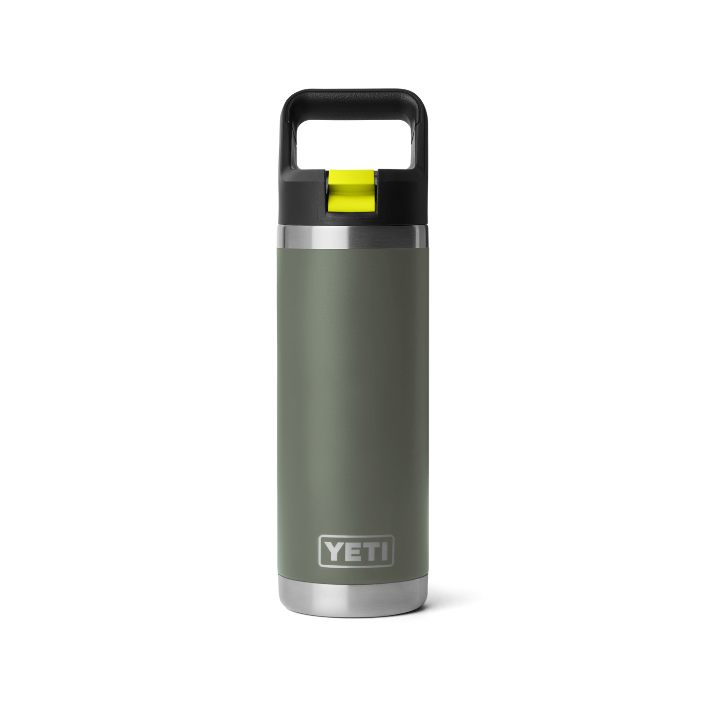 Rambler® 18 oz (532 ML) Straw Bottle Camp Green/Firefly Yellow